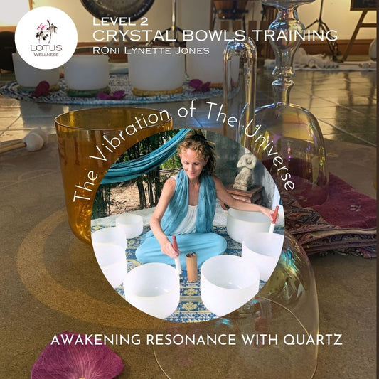 Level 2: Crystal Bowls Awakening Resonance with Quartz